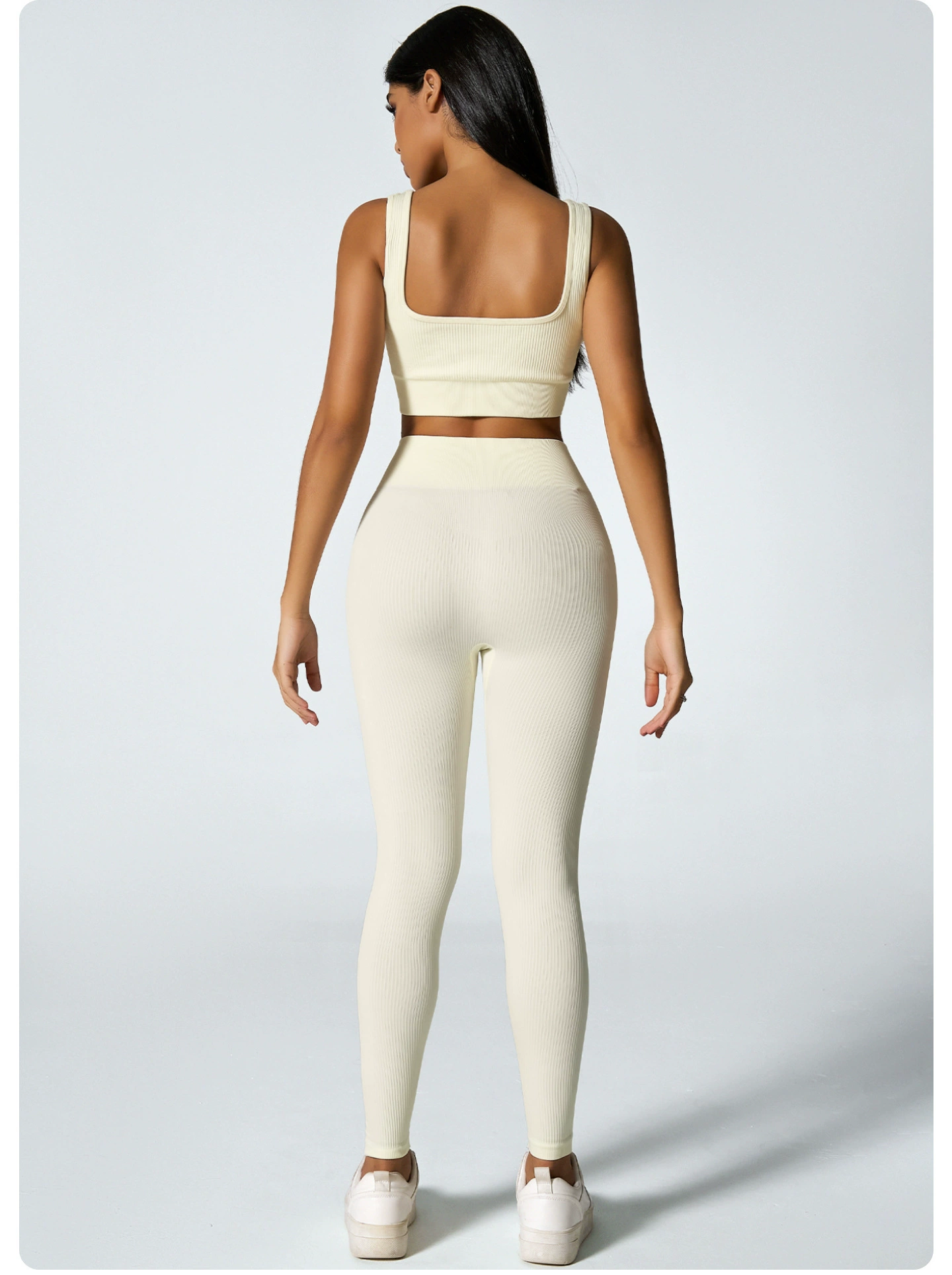 Seamless Flared rib Leggings