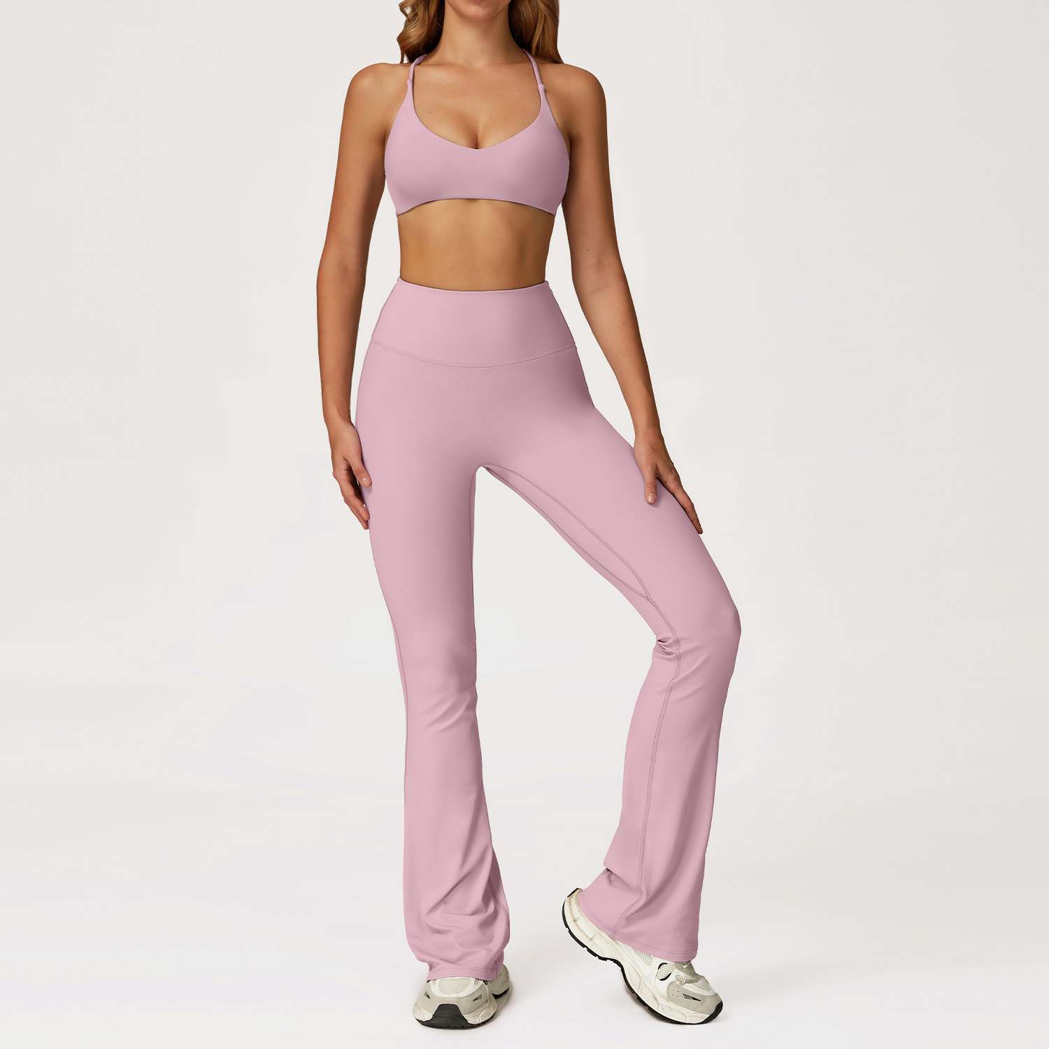 Custom High-Quality Autumn Conjunto De Yoga Clothes Suits Quick-Drying Tights Sportswear Women'S Gym Fitness Workout Yoga Set