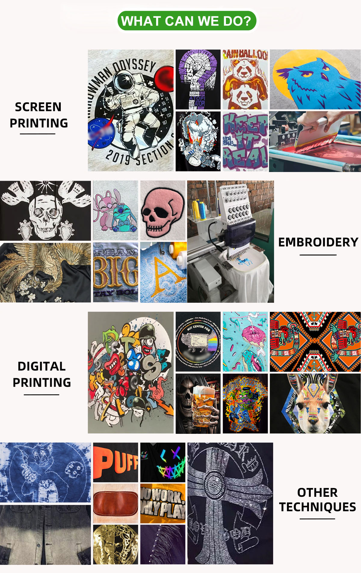 Customized tanktop fabric selection