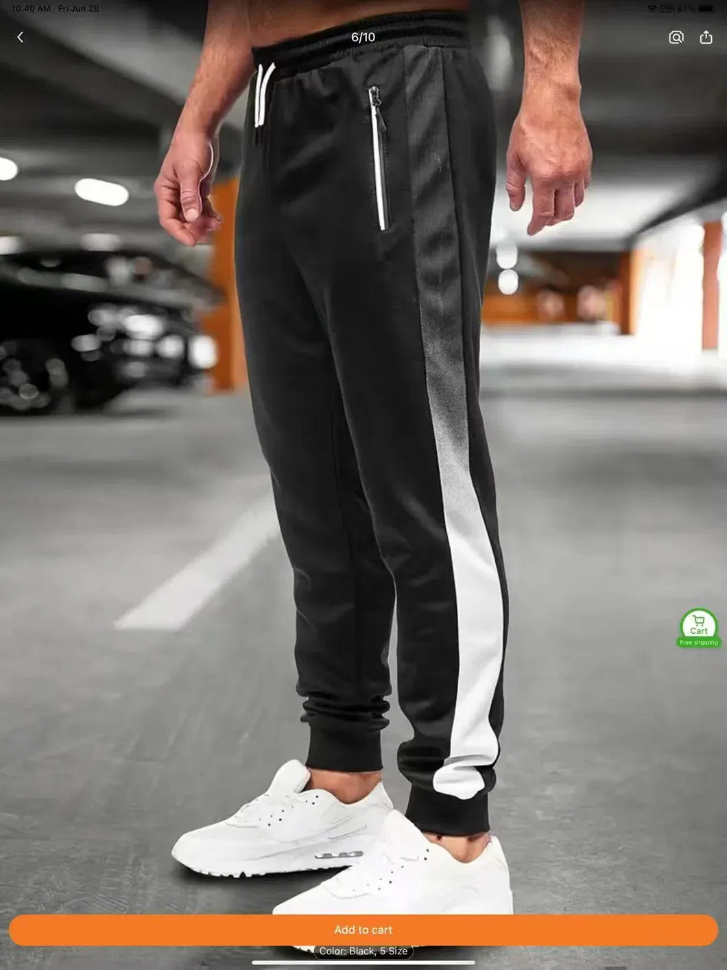 Men′ S Sweatpants Tapered Gym Running Workout Pants Athletic Drawstring Joggers with Pockets Men′ S Training Zipper Pocket Essential Jogger