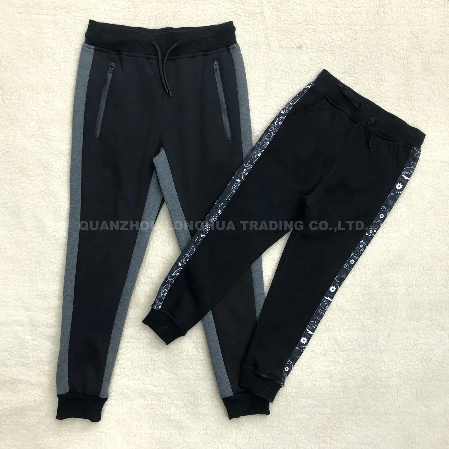 Men′ S Boy′ S Knitwear Pants Apparel Trousers Kids Wear Polyester Fleece Joggers