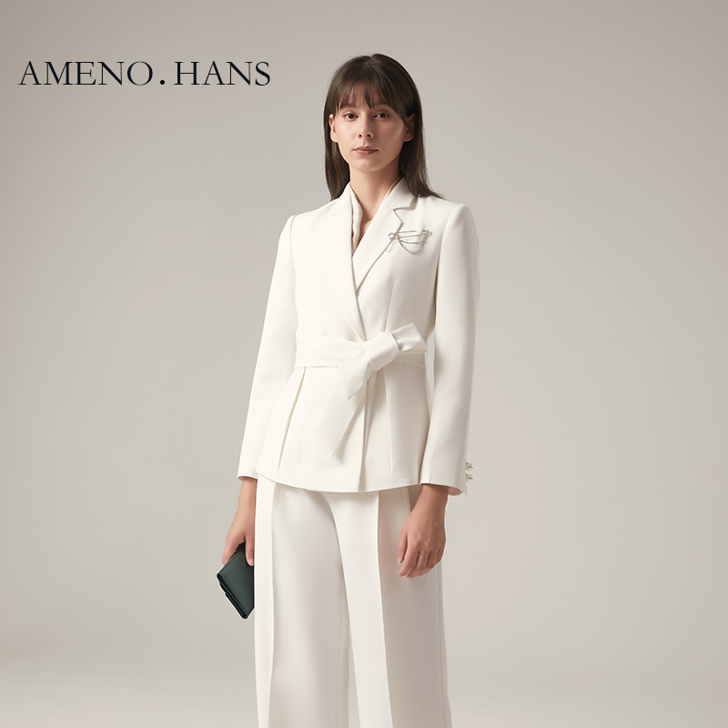 2023 New Arrival OL Woman Career Professional Suits Office Formal Blazers and Pants Two Piece Set Popular