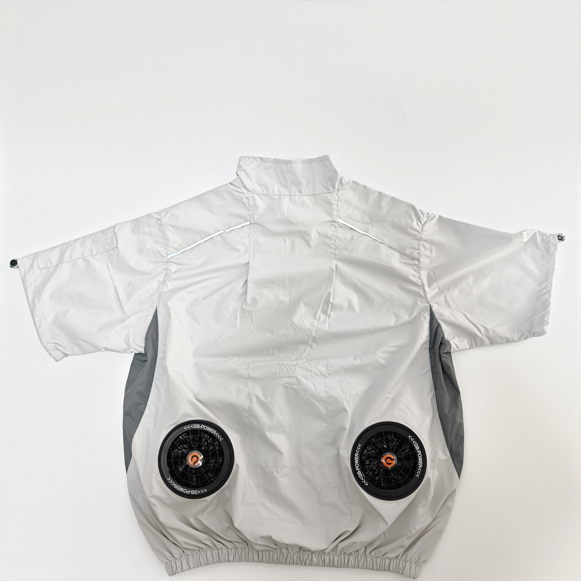 Built-in Ice Pack Breathable Fan Outdoor Work High Quality Reflective Vest Cooling Short Sleeves Jacket Wtih Brushless Fan