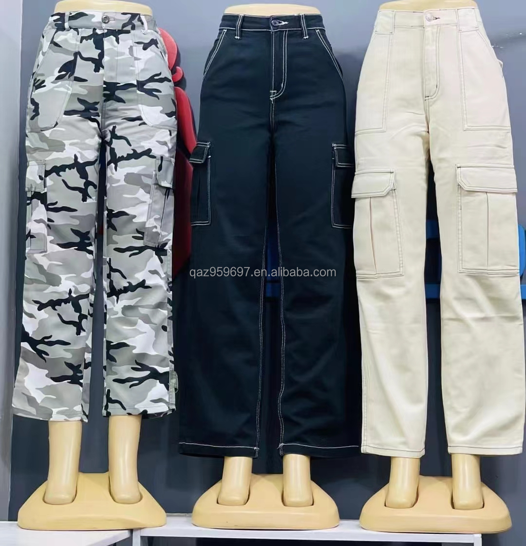 Overstock Apparels Ladies Skinny Denim Cotton Stretch Jean Chinese Stock Lot Women's Trousers Fashion Ladies Jean