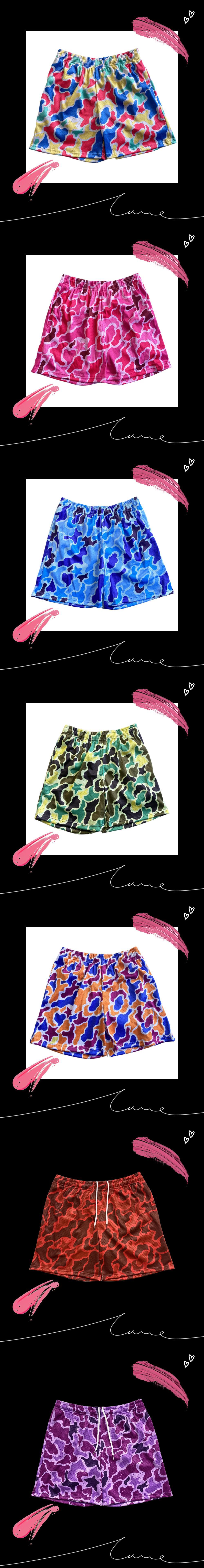Basketball mesh shorts design 4