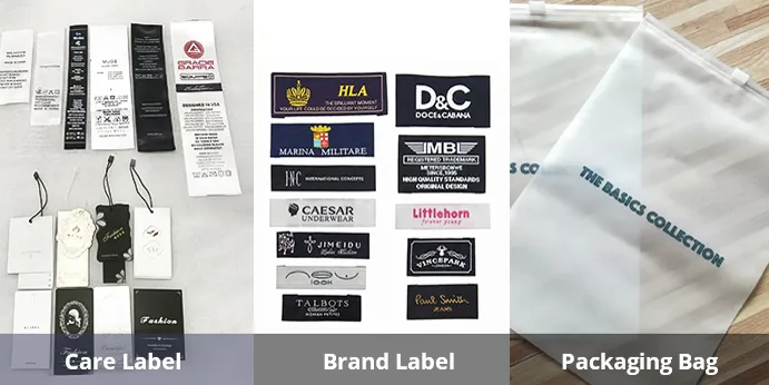 Customized Label, Swing Tag and Package