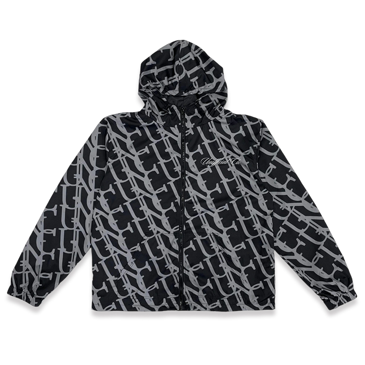 Men's Customizable Security Zip up Windbreaker Hoodie Jacket Lightweight Waterproof Durable Security Outdoor Use