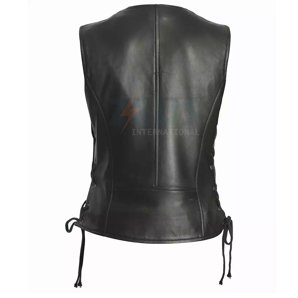 Premium Quality Leather Made Men Vest Reasonable Price Wholesale Latest Deign Breathable Leather Vest For Online Sale