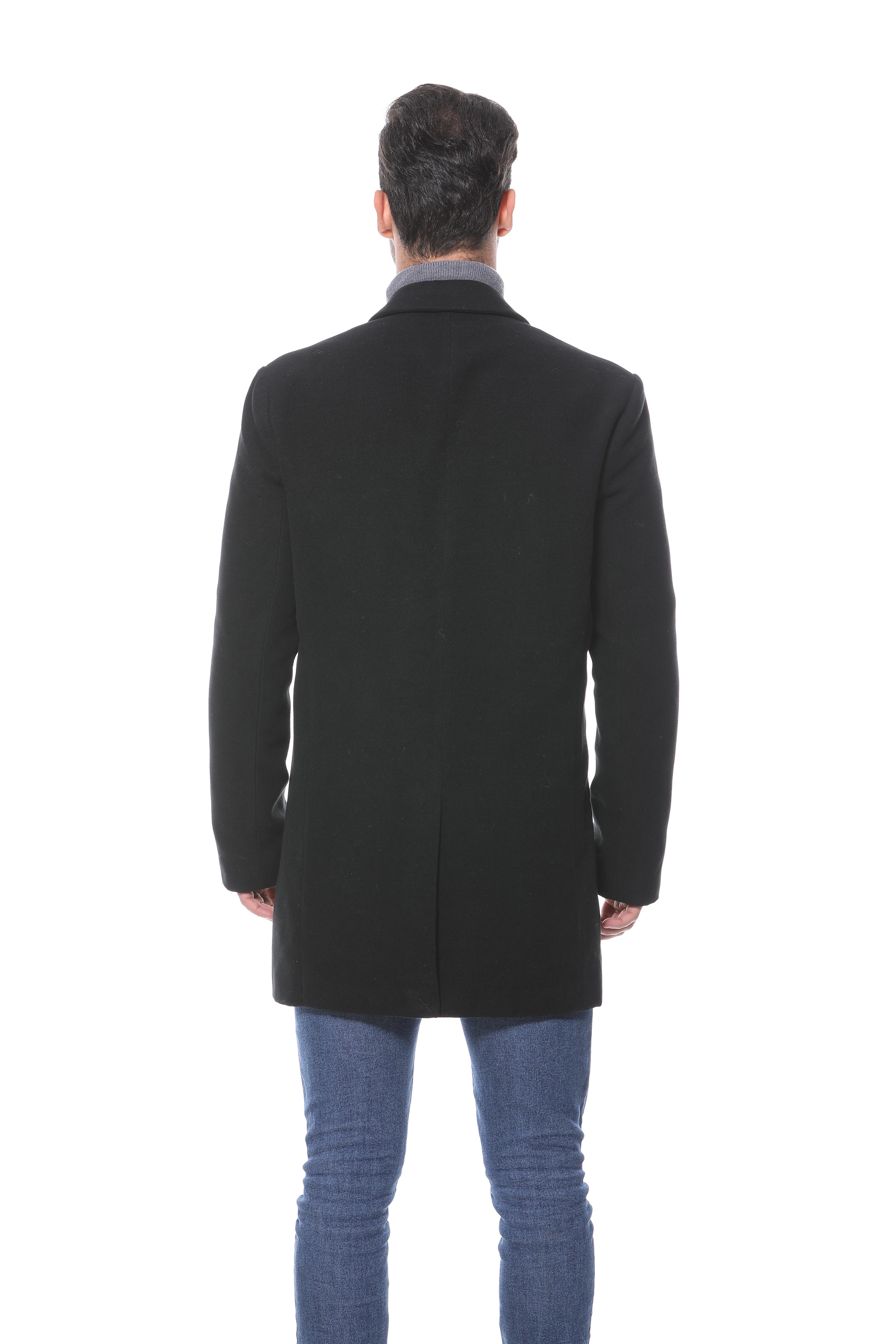 Fashion Warm Winter Outdoor Custom Heated Overcoat Battery Operated Casual Woolen Long Coat Unisex Eco-Friendly Breathable