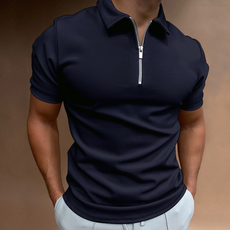 Wholesale Custom Men's Solid Pattern Casual Sports Blank White Shirts Custom Multi Colors Basic Polo Golf T-shirts