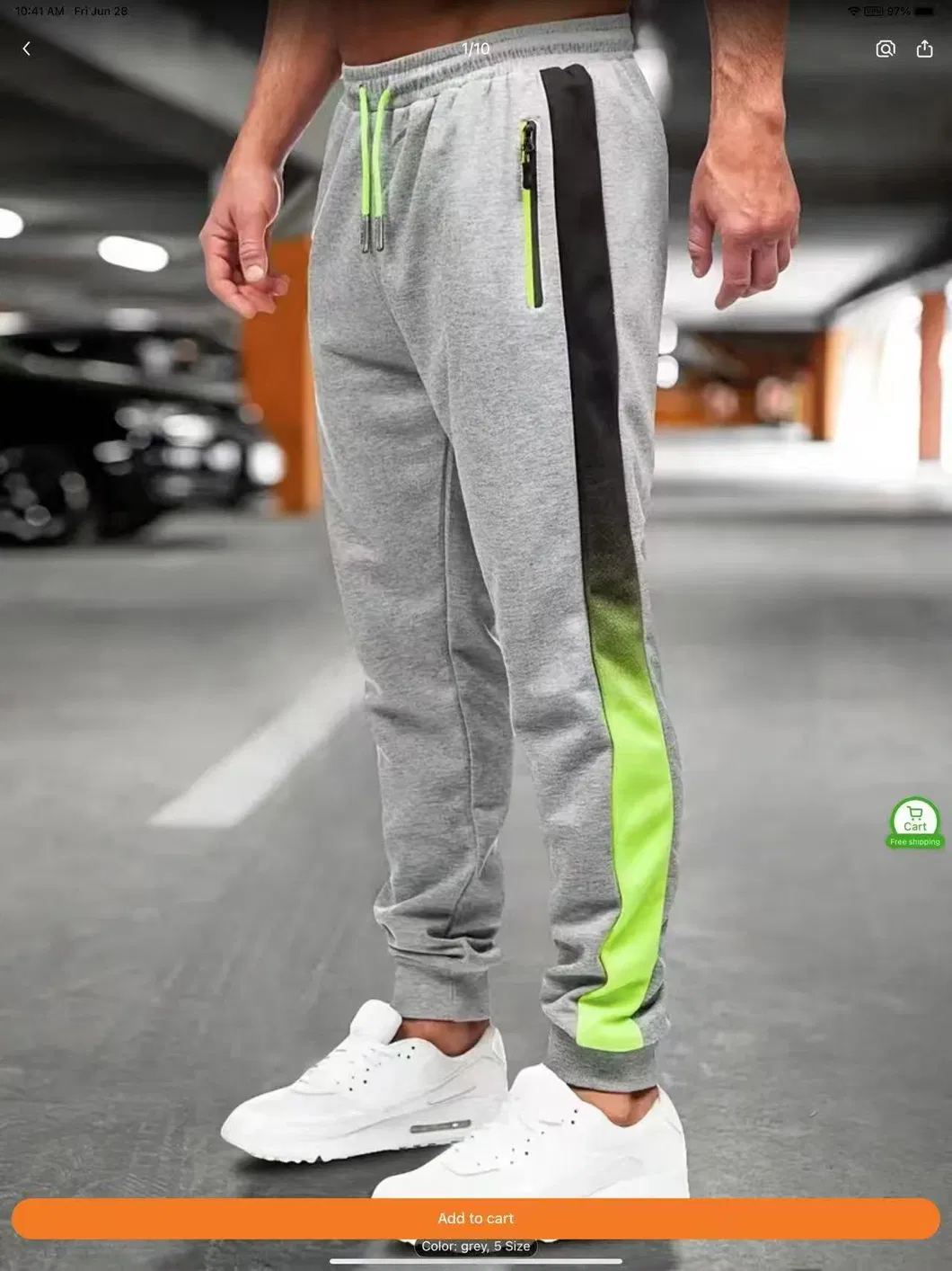 Men′ S Sweatpants Tapered Gym Running Workout Pants Athletic Drawstring Joggers with Pockets Men′ S Training Zipper Pocket Essential Jogger