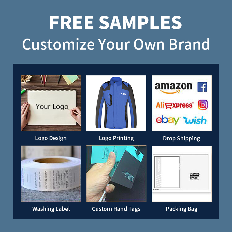 Advertising New Design Windbreaker Customized Long Sleeve Zipper up Windbreaker Jackets With Logo Printing
