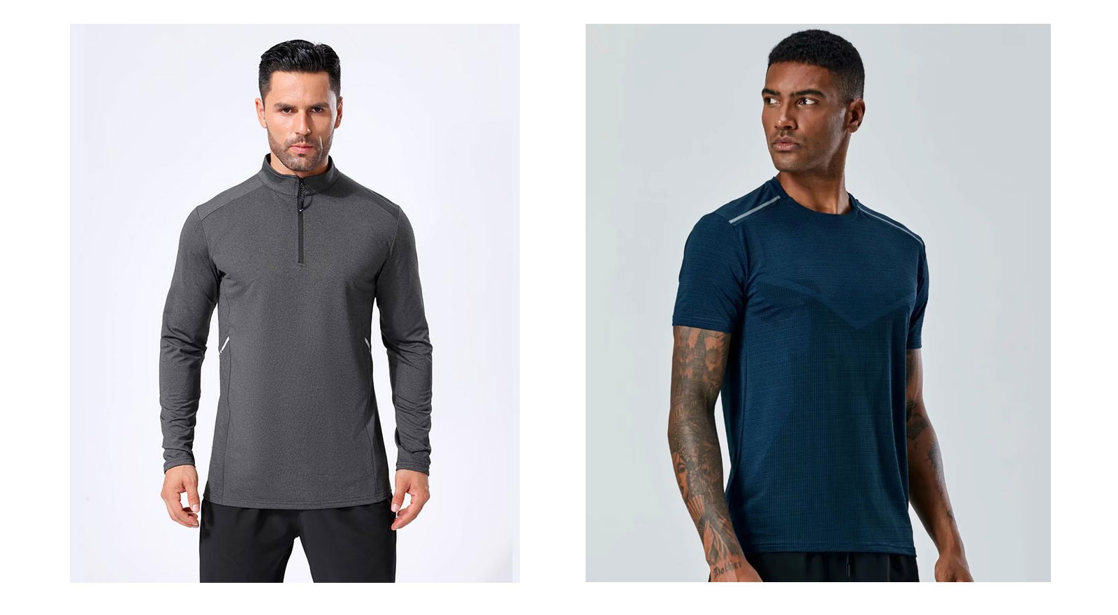 Men Gym Quick Dry Fitness Running Training Tshirts Sports T-shirt Tee Shirt Sports Clothing Active Wear Bulk Wholesale