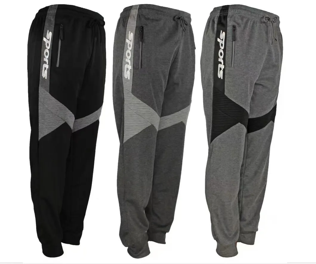 Men′ S Sweatpants Tapered Gym Running Workout Pants Athletic Drawstring Joggers with Pockets Men′ S Training Zipper Pocket Essential Jogger