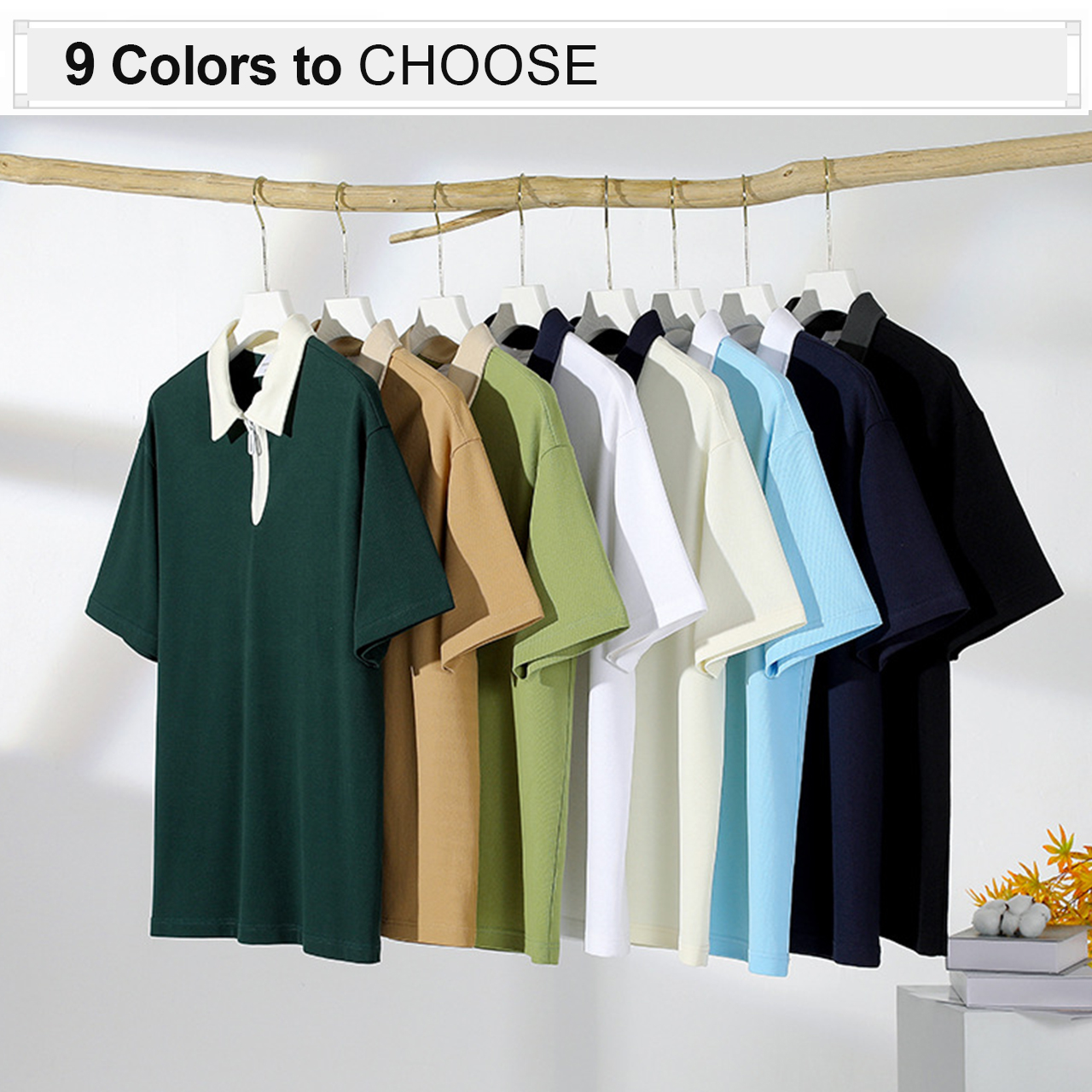 Wholesale High Quality Plain Casual Custom Logo Polo Shirt for Men