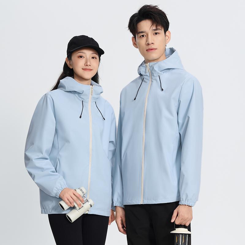 2025 Custom Logo Autumn Winter Workwear 3-in-1 Jacket Thin Windbreaker Waterproof Outdoor Hiking Wear