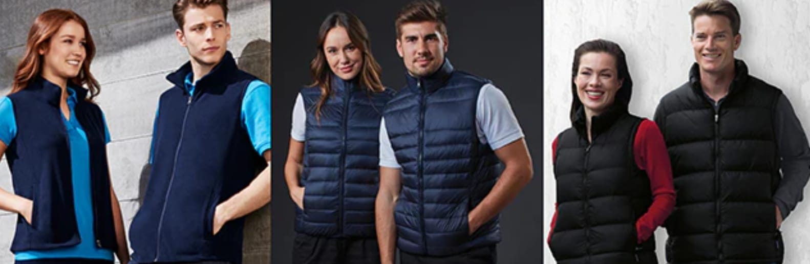 Puffer Vest Men Banner