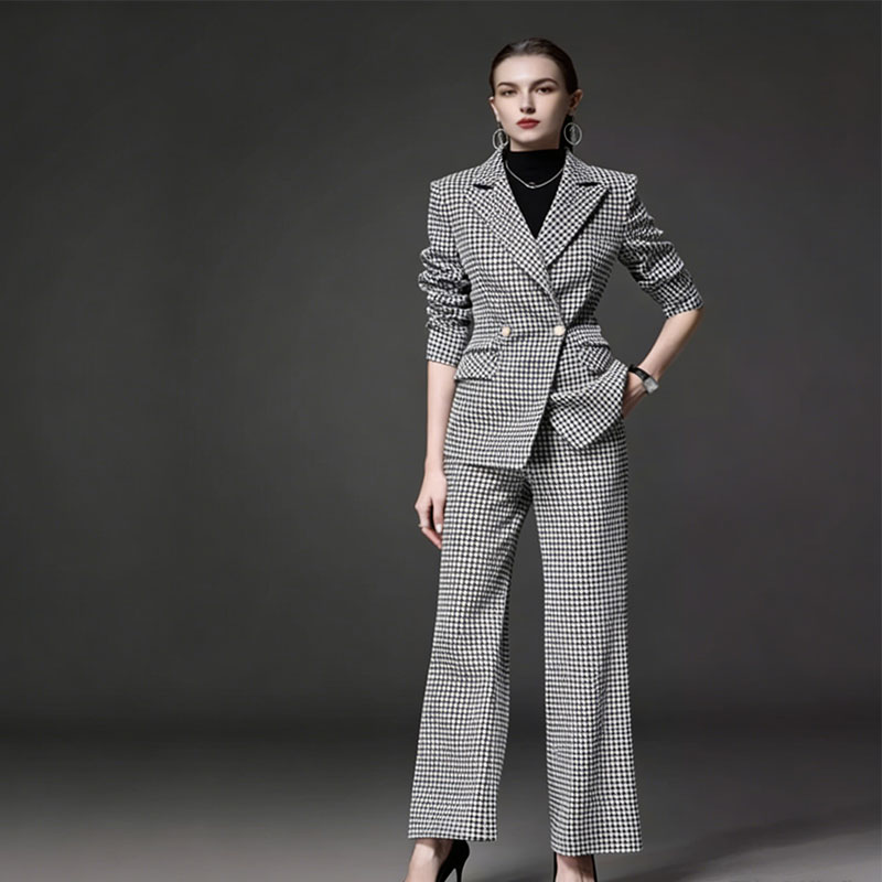 OEM ODM Womens Suits &amp; Blazers Fashion Ladies Office Wear Blazer or Skirts Suits with Customizable Fabric Style Length Fit