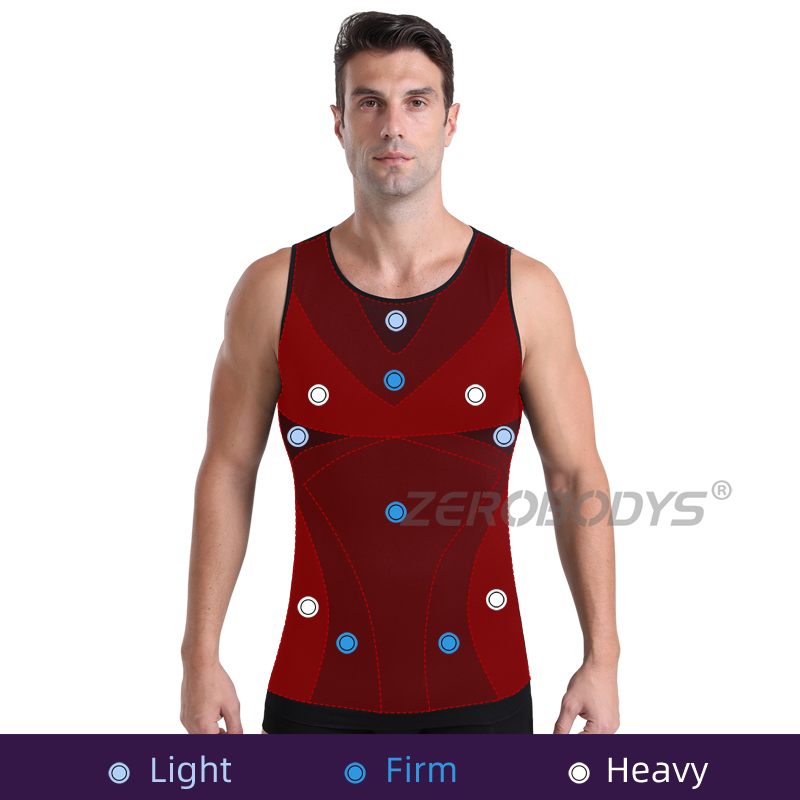 Fajas Gynecomastia Compression Shirts for Big and Tall Men Sleeveless Slimming Undershirts Tummy Control Body Shaper Tank Top