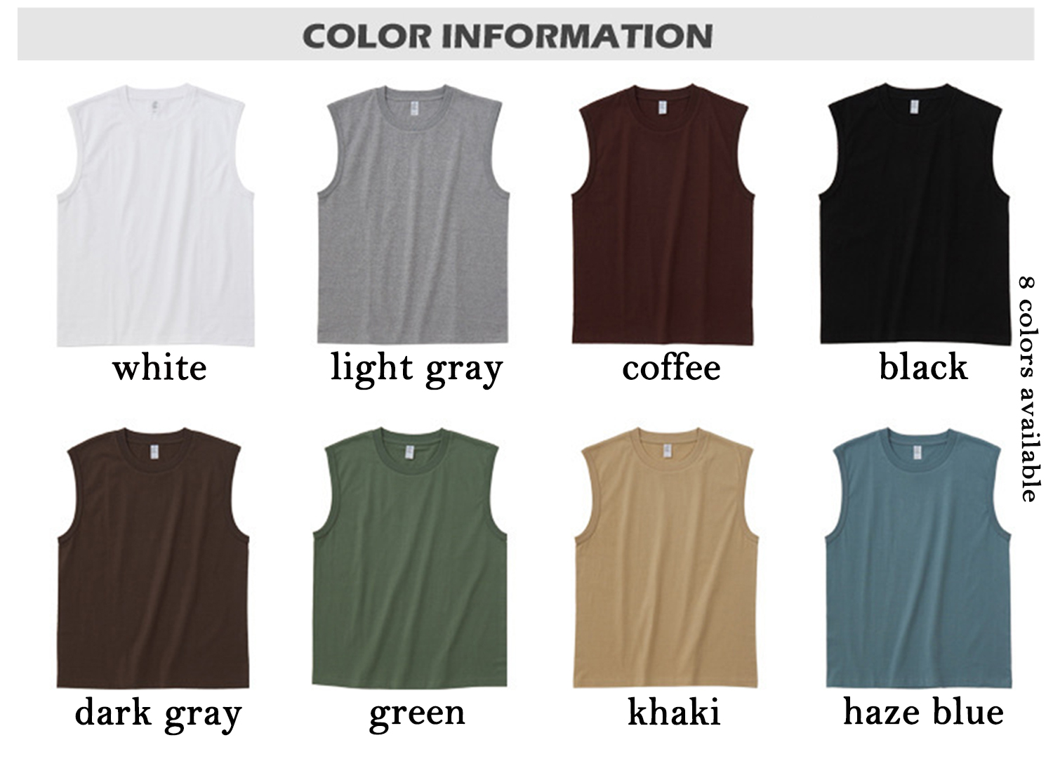 Sleeveless Fitness Top Custom Design