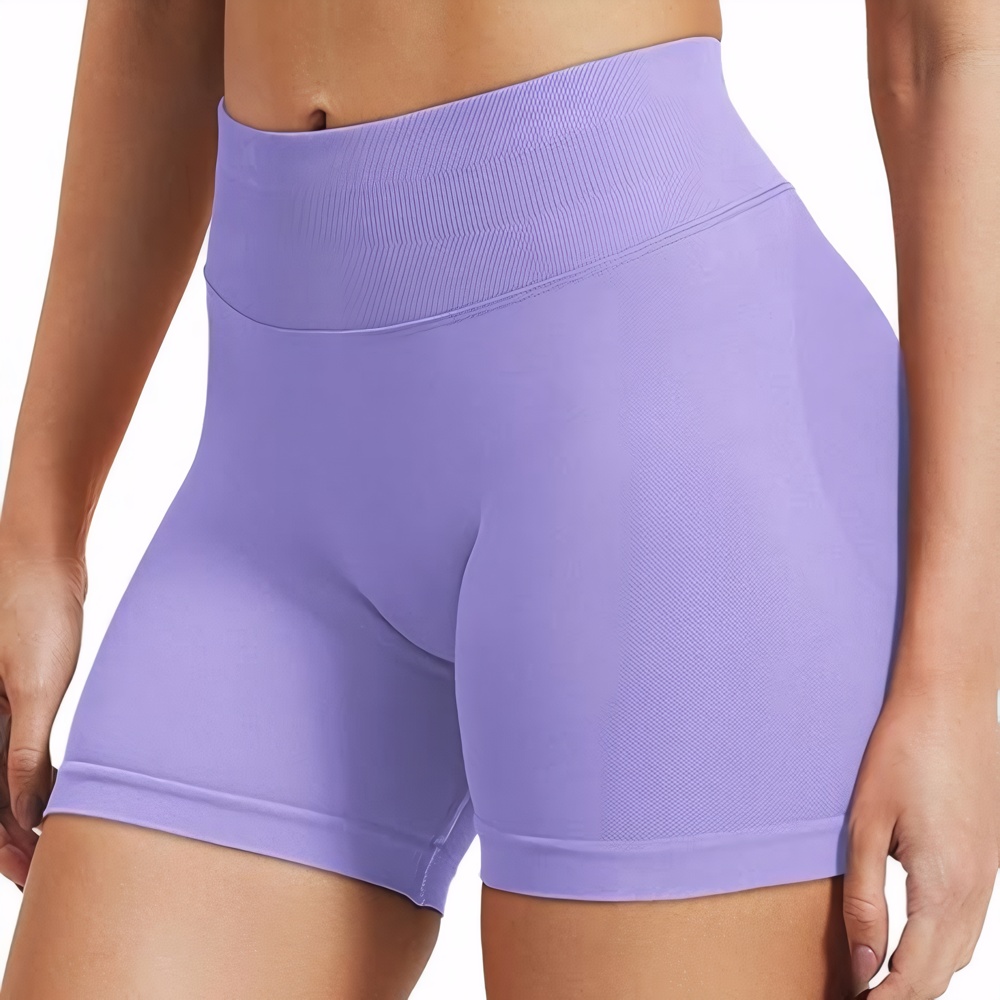 New Arrivals Seamless Women Summer Shorts Custom logo Scrunch Butt Workout Gym Yoga Shorts for Women