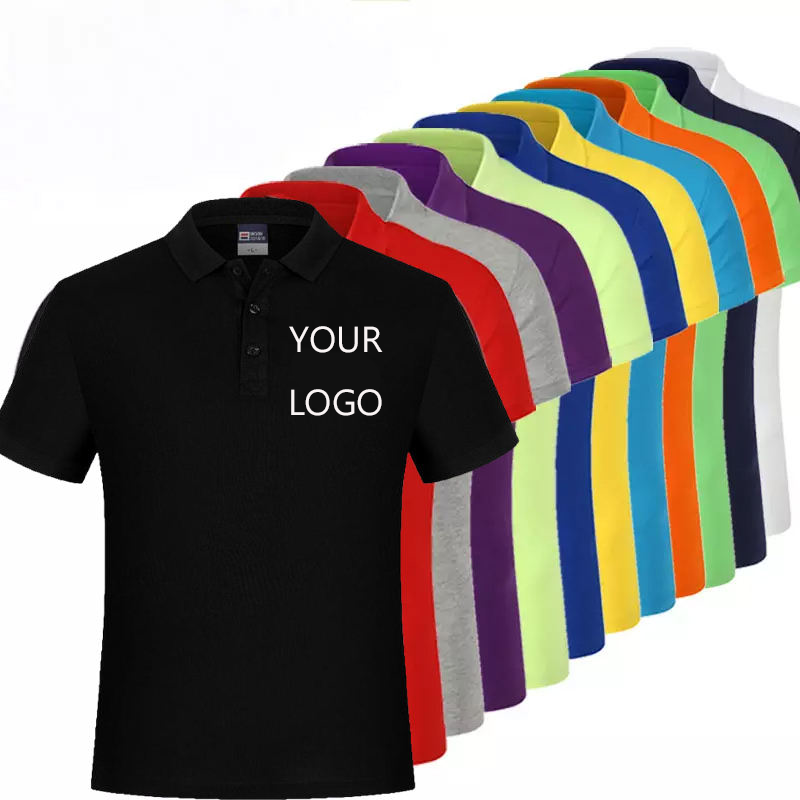 Wholesale High Quality Blank Golf Polo T-shirt Logo Unisex Plain Business Custom Men's Polo Shirts