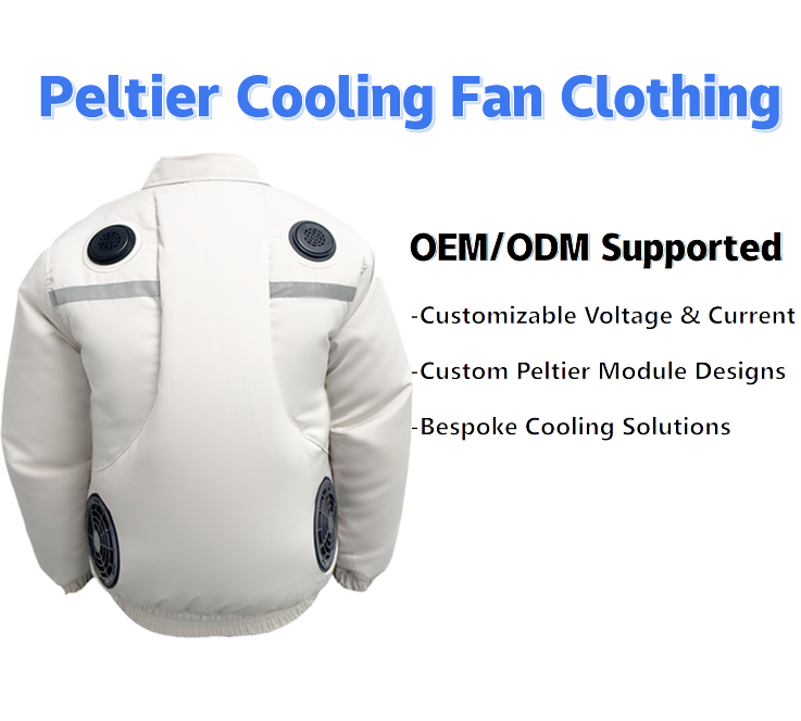Factory Wholesale Peltier Cooling Jacket, Long Sleeved Cooling Vest With Fan For Outdoor Work
