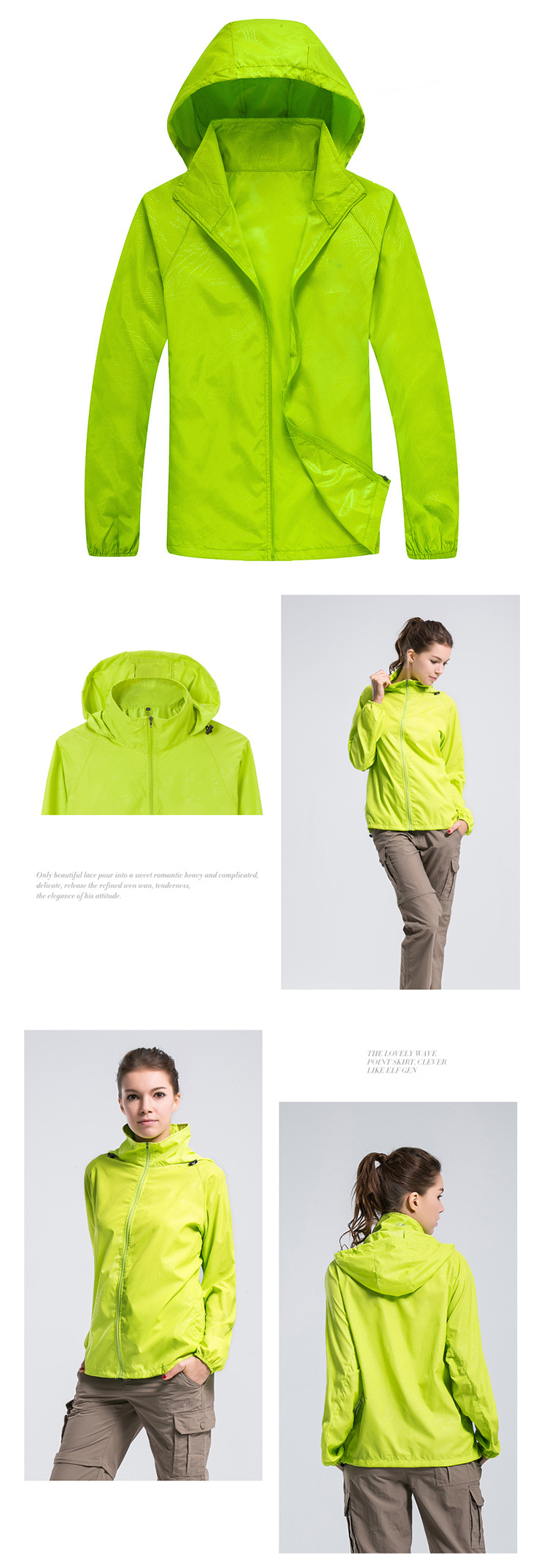 2020Promotional Outdoor Lightweight Windbreaker Sports Wind Jacket