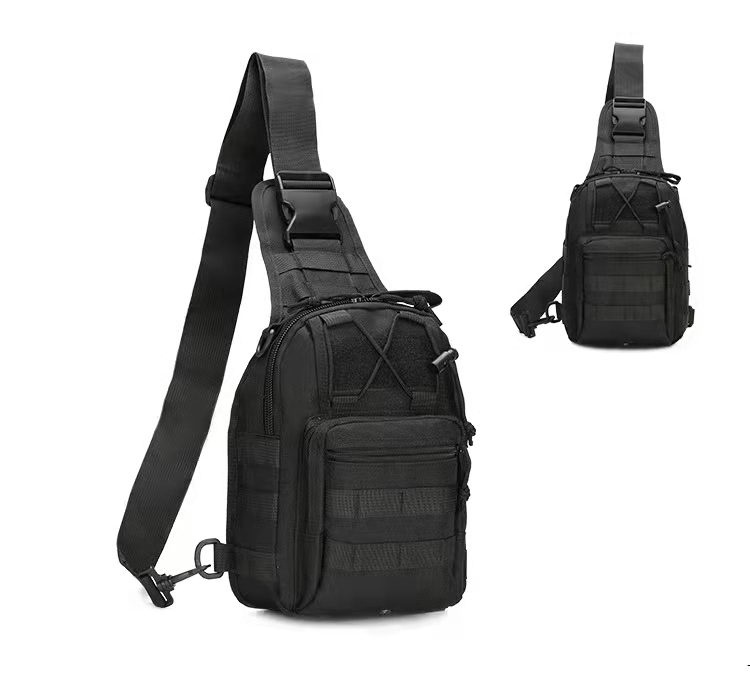 Tactical Cross Body Sling Bag Camping Hiking Chest Pack