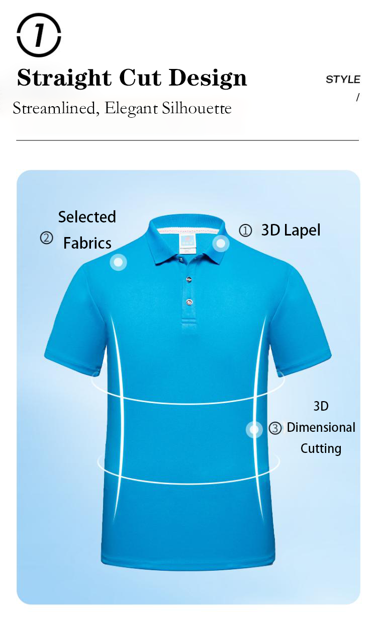 Premium Quick Dry Breathable Men's Polo Shirts and T Shirt for Men for Custom Logo Embroidery and Team Uniform Clothing Craft