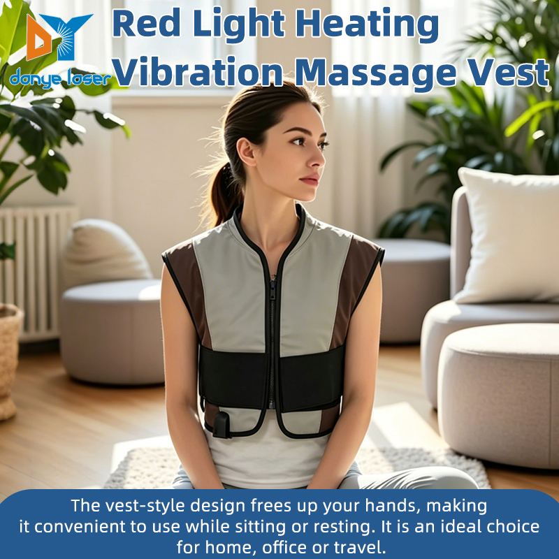 Danye OEM/ODM LED Red Light Vibration Heating Vest For Relieving Fatigue