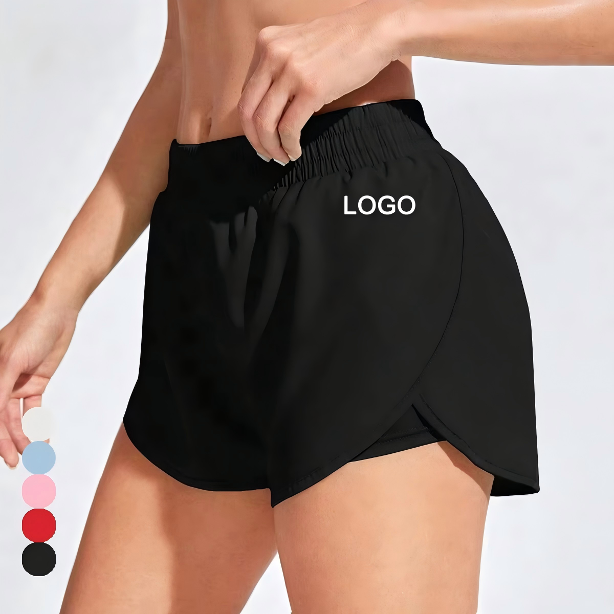 New Summer Women's Lightweight Training Yoga Shorts Peach Hip High Sports Leggings Fitting Sports Yoga Shorts