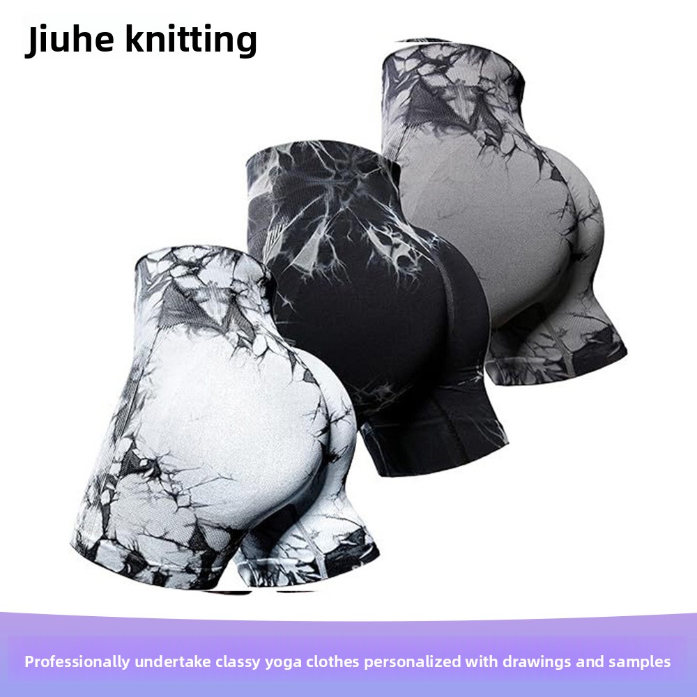 Hot Sale Seamless Yoga Biker Shorts Breathable Butt Lifting High Waist Gym Sports Shorts For Women's Running And Yoga