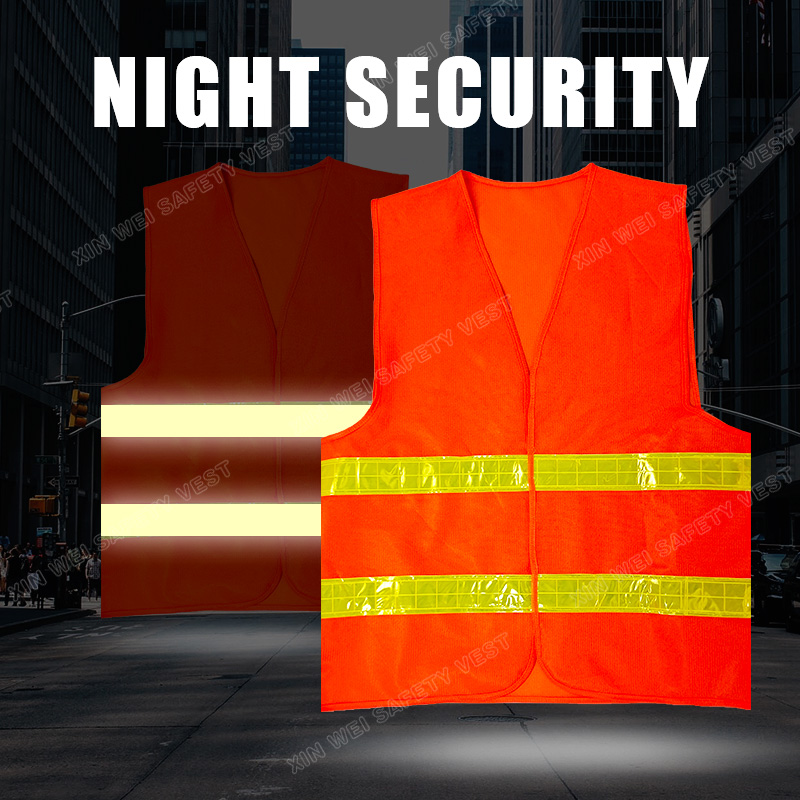 Cheap Outdoor Construction Reflective Safety Vest Jacket Personal Safety Construction Hi Vis Security Reflective Clothing