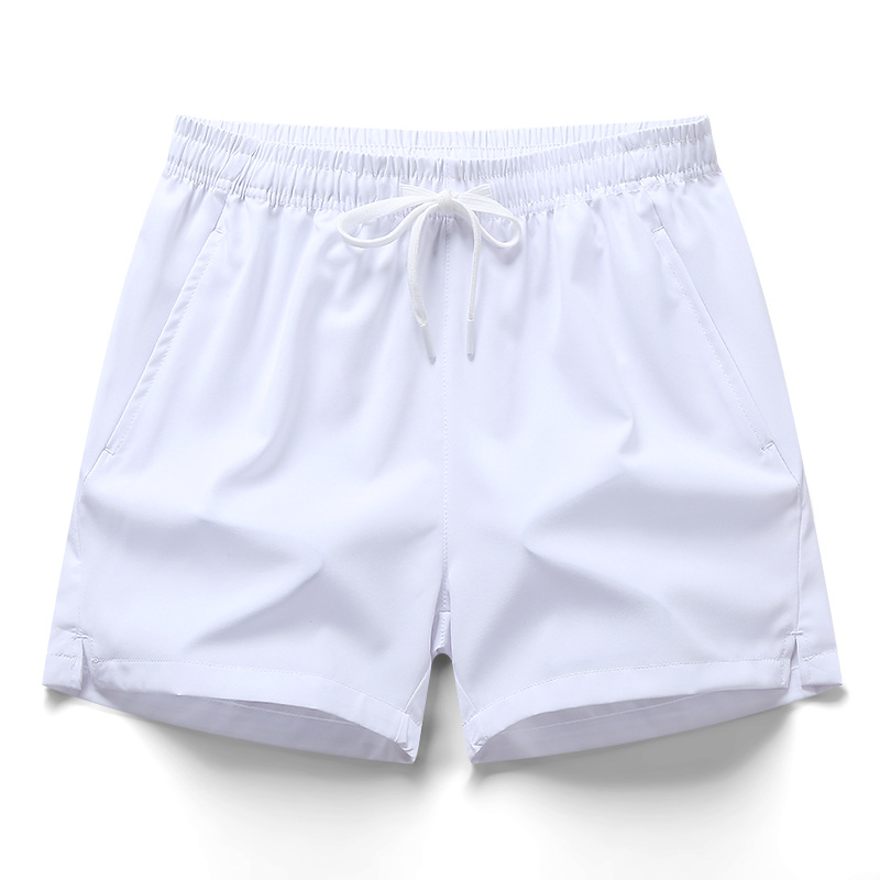 Custom Logo Summer Plus Size New High Quality Ice Silk Loose Elastic Quick Drying Casual Three Quarter Shorts