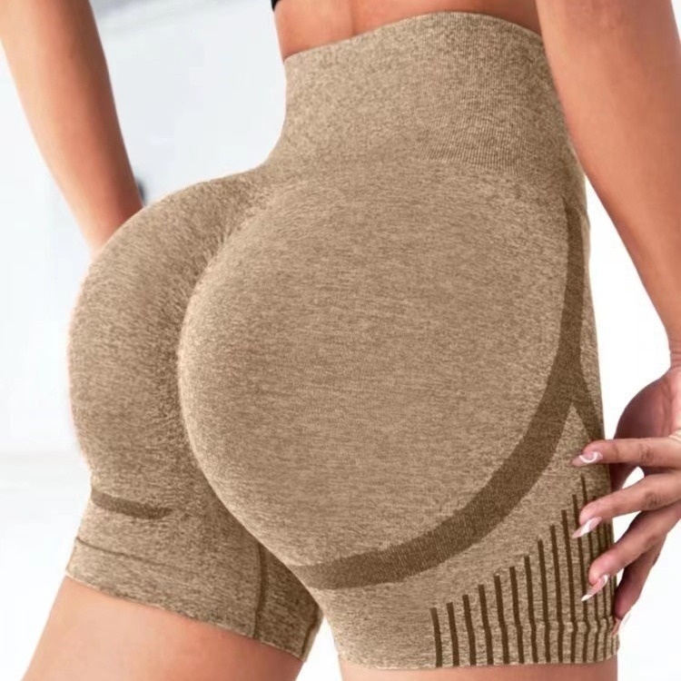 High Waisted Hip Lifting Running Fitness Short Leggings Sweat-Wicking Women's Sports Yoga Shorts