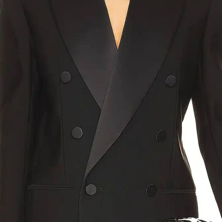 Formal Blazer Set Fabric Detail