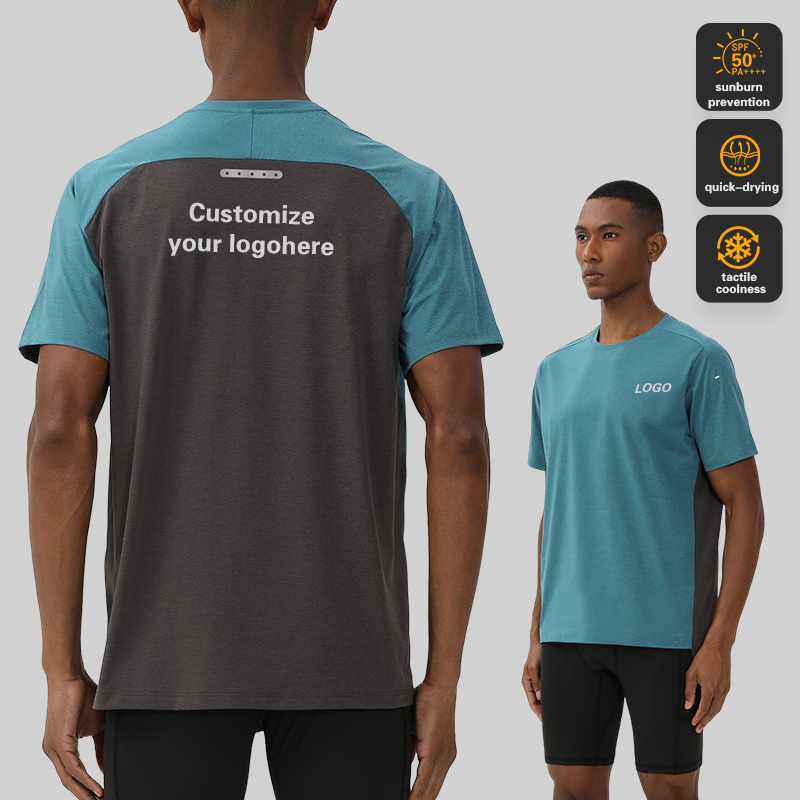 OEM Wholesale Custom Gym Short Sleeve T Shirts Fitness Wear Sports Top Breathable Muscle Mens Quick Dry T Shirt