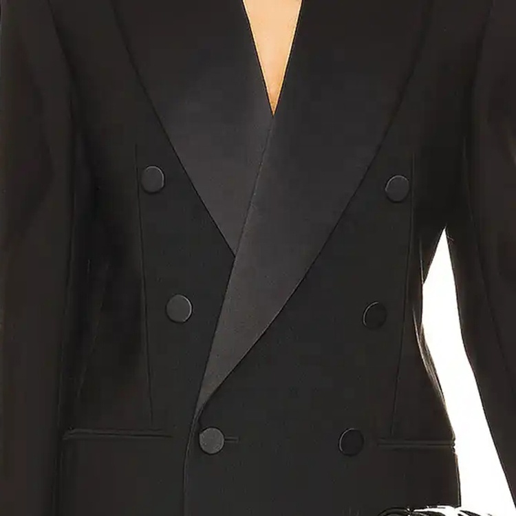 2023 New Design Women's Suits &amp; blazer Long Sleeves V Neck Office Wear Lady Formal Blazer Set