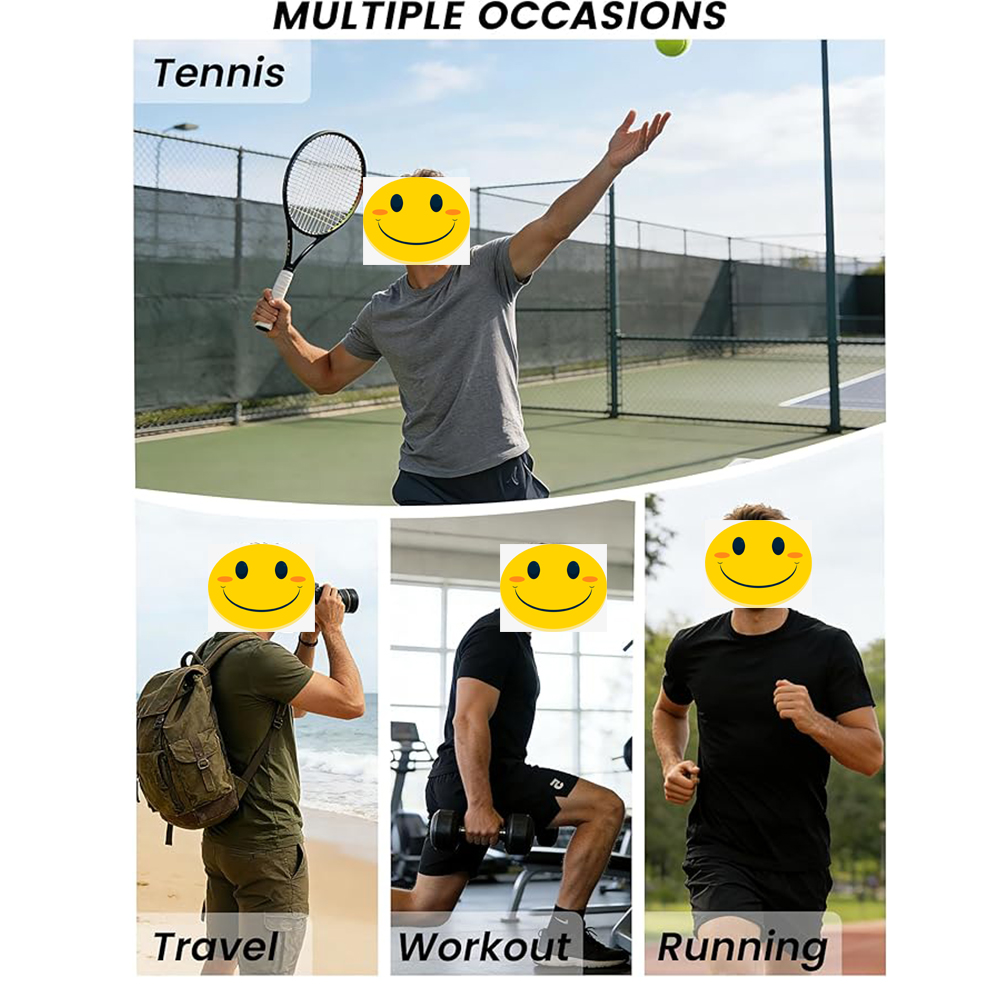 Custom Men's Cool Fabric Workout Sportswear Gym T Shirt Quick Dry Loose Crew Neck Short Sleeves Breathable for Running Fitness