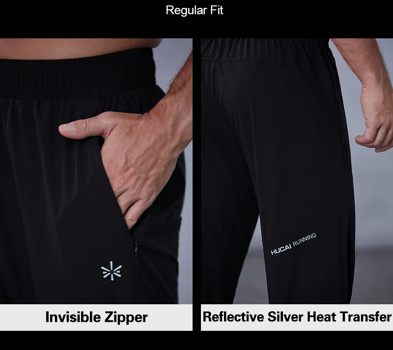 Custom Men Reflective Quick Drying Sports Fitness Gym Mens Jogger Running Pants