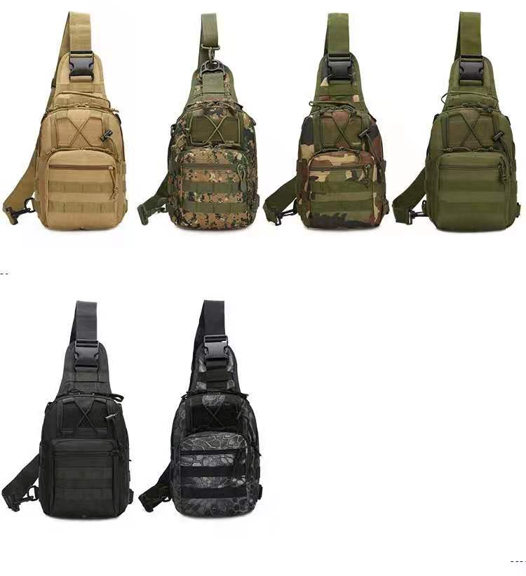 Tactical Cross Body Sling Bag Camping Hiking Chest Pack
