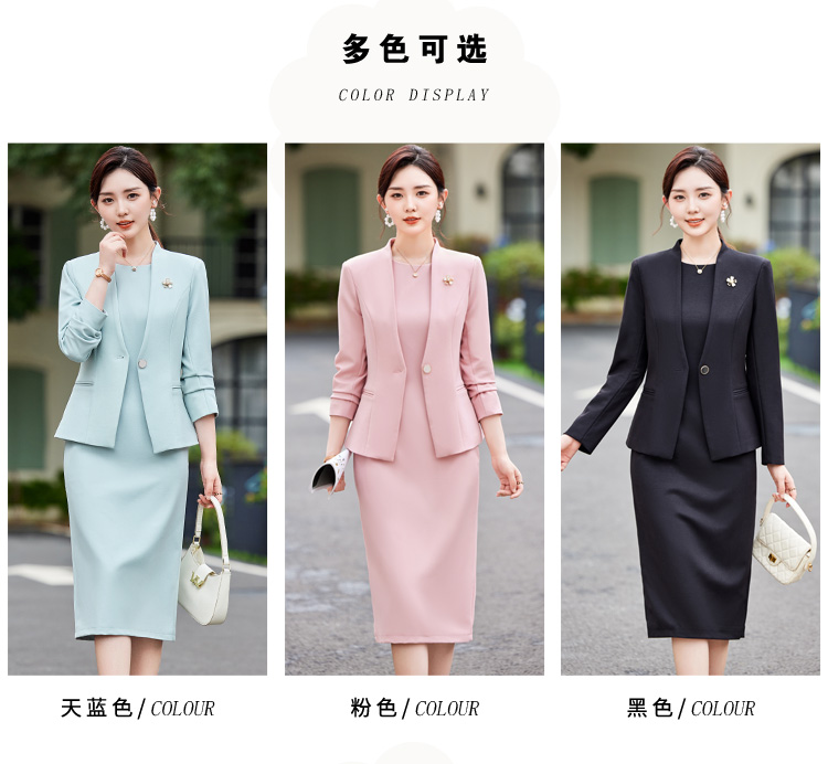 Fashionable Pink Two-Piece Spring Suit Dress New Release Women's Wedding Suit & Blazers