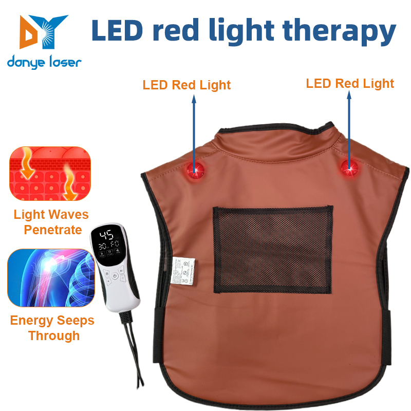 Danye OEM/ODM LED Red Light Vibration Heating Vest For Relieving Fatigue