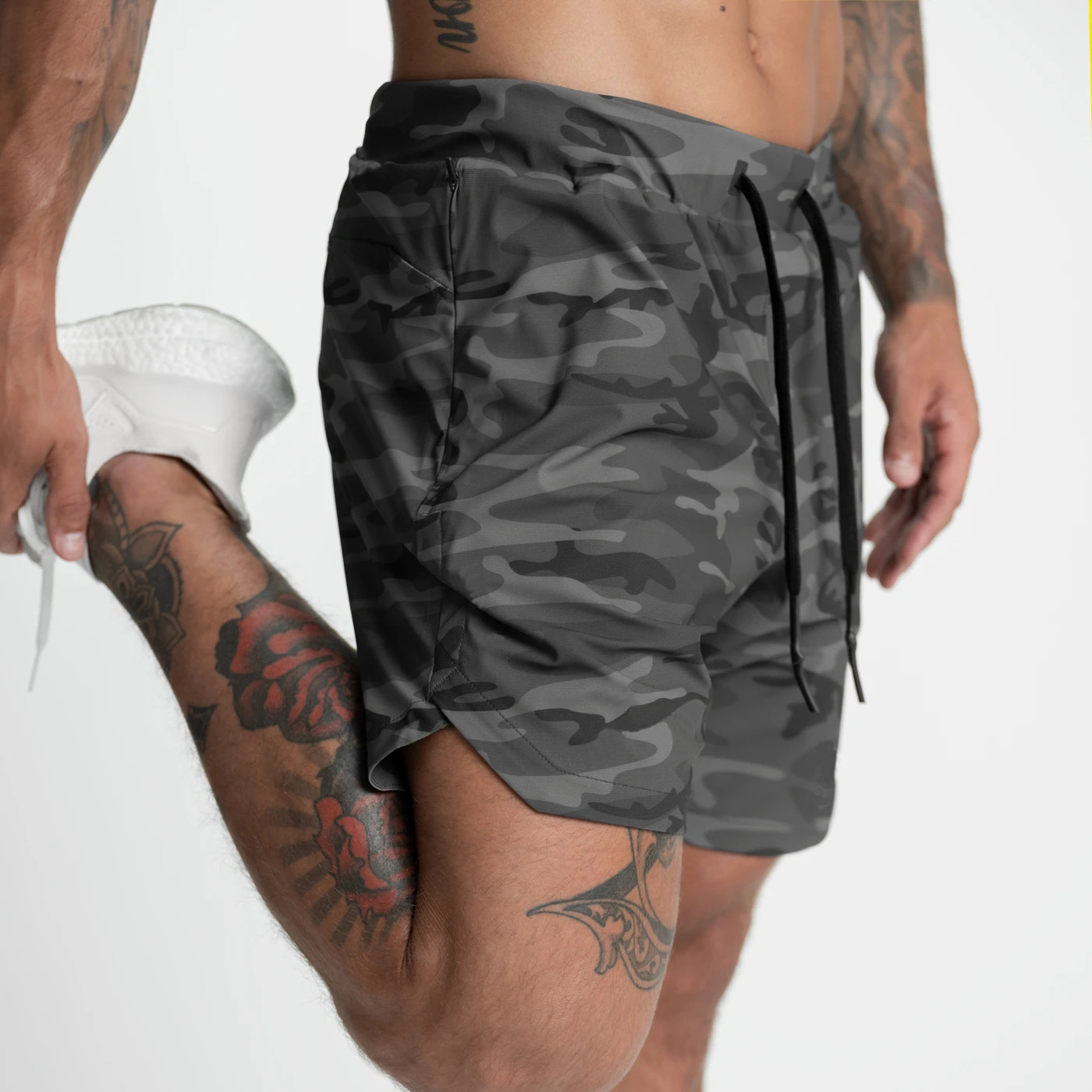 Athletic Shorts Custom Logo Details 10