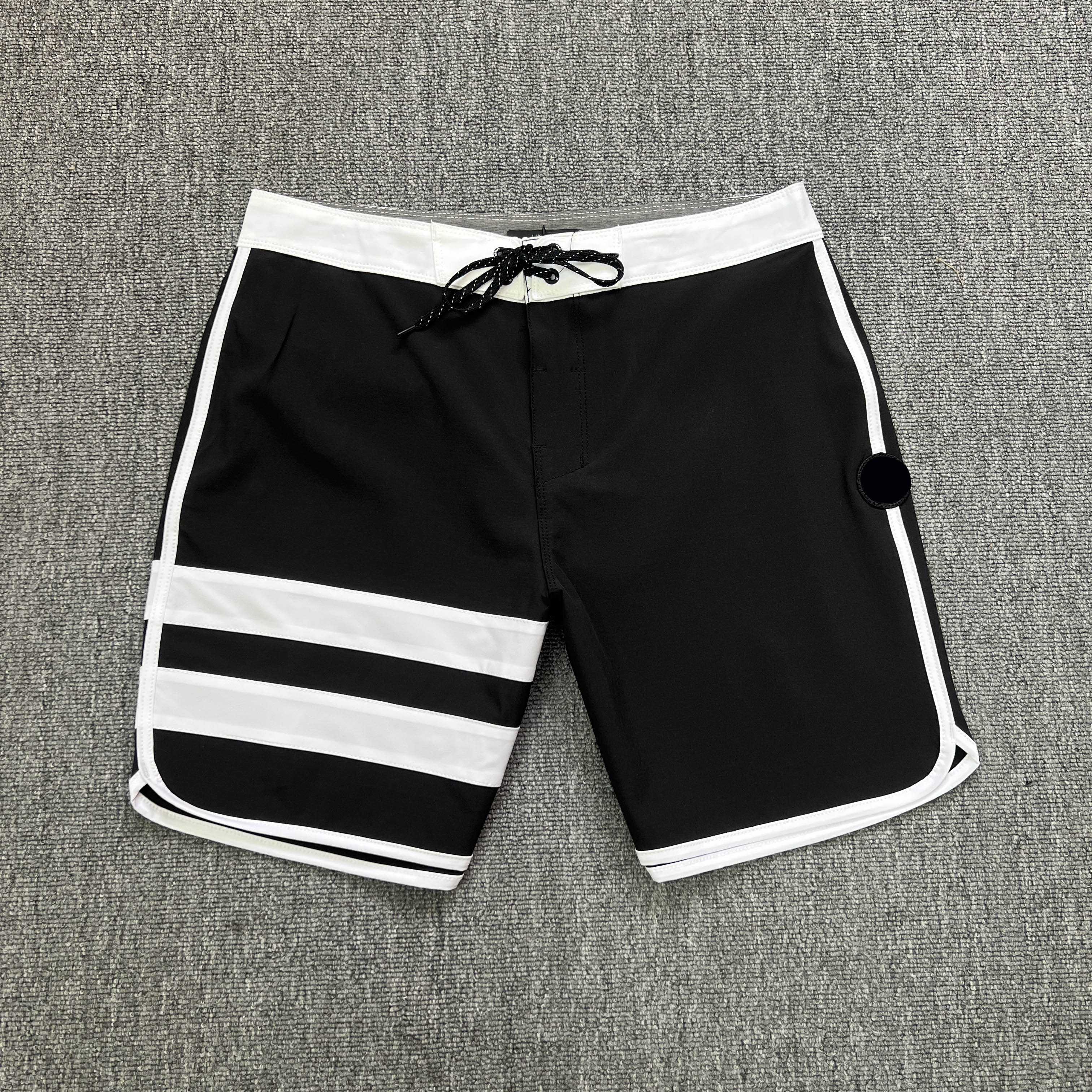 Men's New Waterproof Beach Shorts Fitness Swimwear Recycled Four WAY Stretch Breathable Board Shorts Printed Gym Swim Trunks
