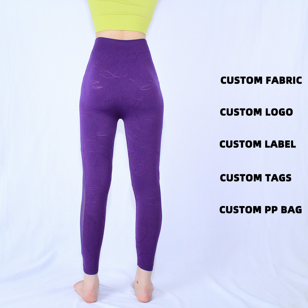 High Waist Seamless Elastic Waist Leggings Yoga Pants Nylon Spandex Butt Lifting Tights Women's Luxury Fitness Mesh