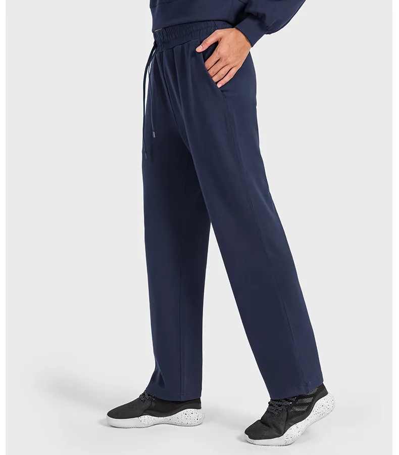 Air Layer Skin-Friendly Casual Sports Sweatpants Quick-Dry Loose Straight Jogger Women