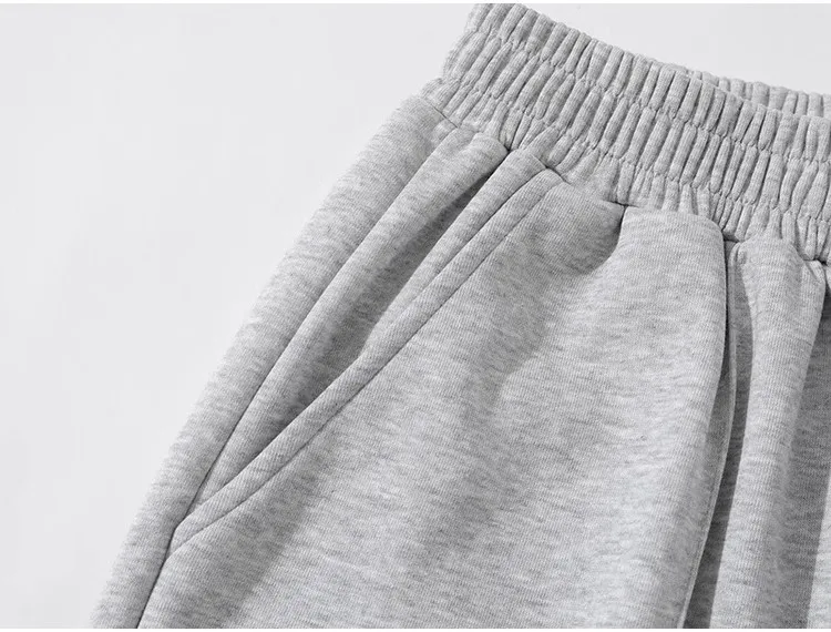 Vintage Women's Cotton Polyester French Terry Compound Sports Trousers, Lady's Sportwear Joggers