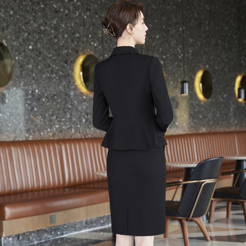 New Women's Long-sleeved Professional Formal Trousers Suit 2-piece Set Blazers Ladies Women Women's Suits &amp; Tuxedo